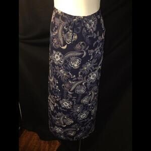 Lane Bryant flower design slip skirt womens 18/20 vintage